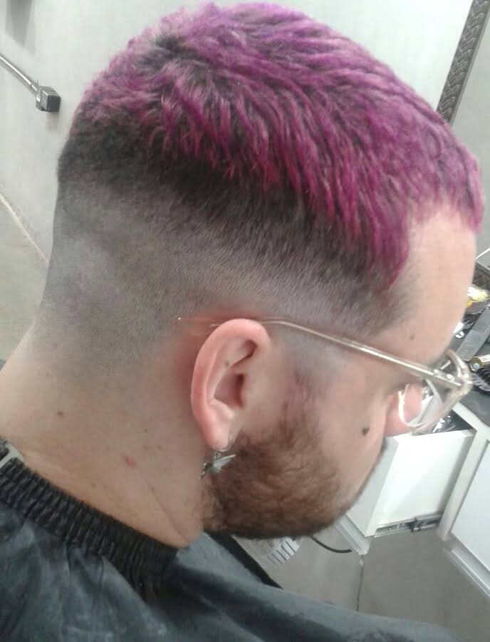 Resultado real de corte e coloração publicado na ficha da Sr. Garcia